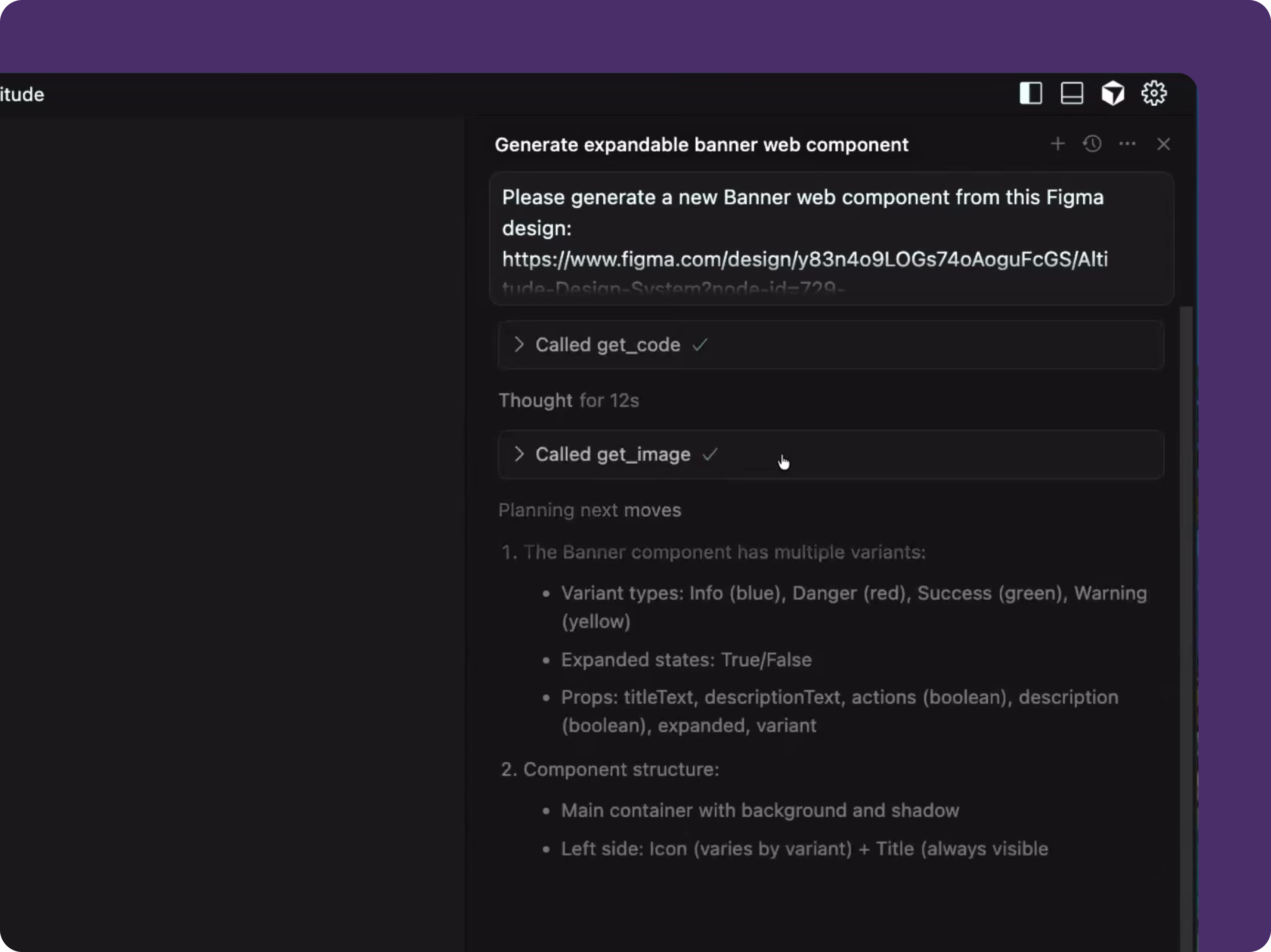 JSON payload and code generation